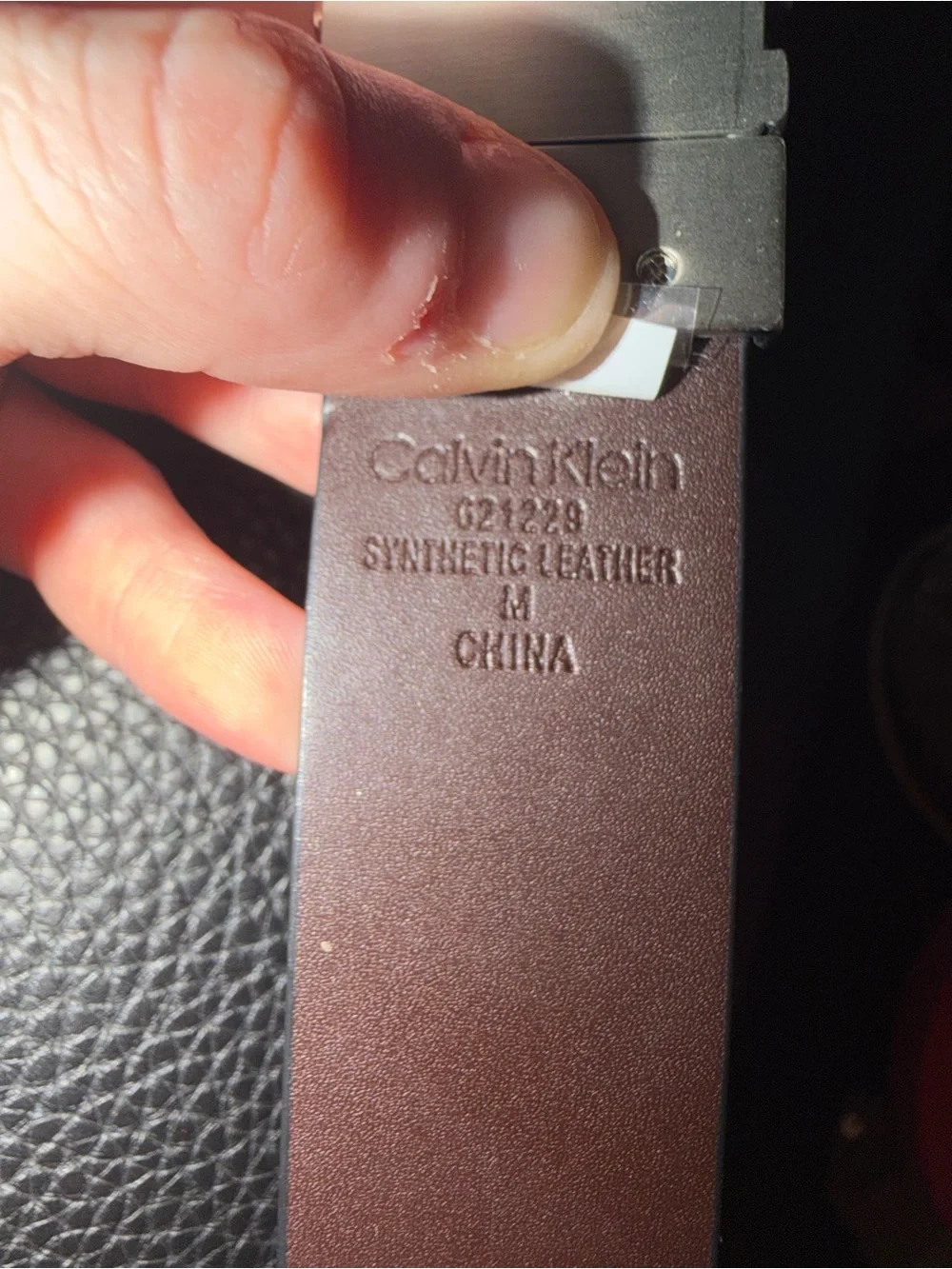 🤎 Calvin Klein Reversible Belt with CK Buckle